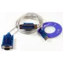 Microconnect USBADB25 seriālais kabelis, caurspīdīgs, 1,8 m, USB, DB9