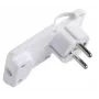 Microconnect PESCHPLUG-W strāvas kontaktdakšu adapteris, tips F, balts