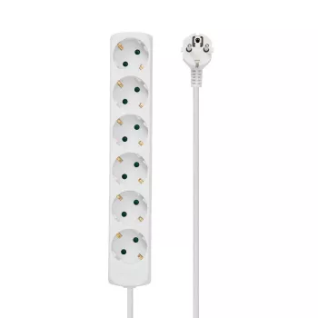 Microconnect GRU0063WA strāvas pagarinātājs 3 m 6 maiņstrāvas kontaktligzdas Balts