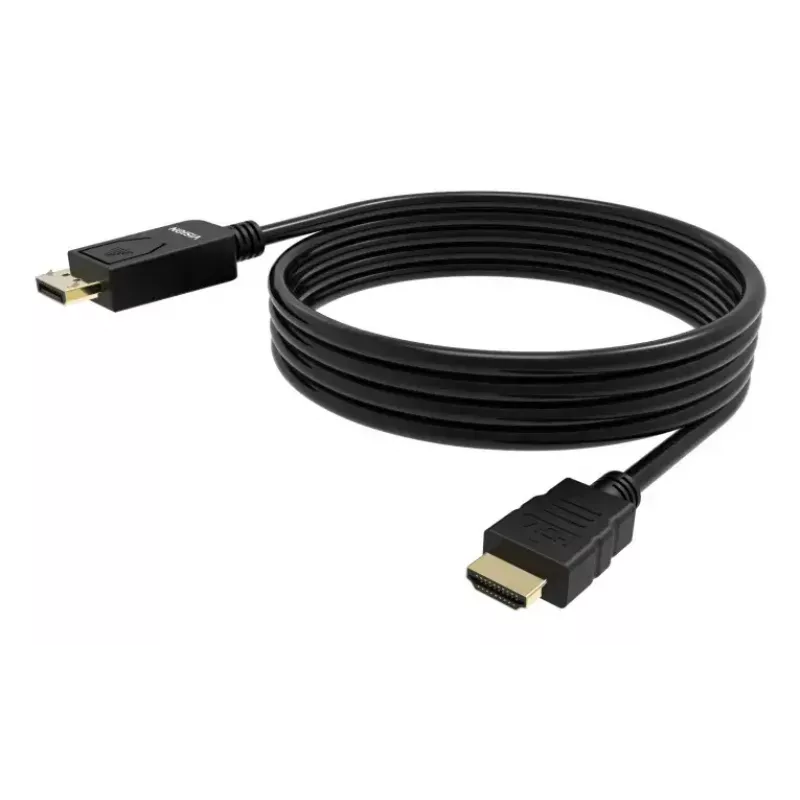 Video kabeļa adapteris VISION TC 2MDPHDMI8K/BL — 2 m DisplayPort uz HDMI, 6 mm, melns