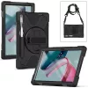 Planšetdatora vāciņš eSTUFF Lenovo Tab P11 Pro, polikarbonāts, 29,2 cm (11,5 collu) displejam, 2 statīva režīmi, melns