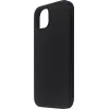 Mobilā tālruņa maciņš eSTUFF Apple iPhone 12 / 12 Pro, silikons, piemērots 15,5 cm (6,1 collas) ekrānam, melns