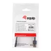 Equip 147945 audio kabelis 0,15 m 3,5 mm USB Type-A Melns