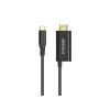 VivoLink USB-C uz HDMI kabelis ar 100W barošanas piegādi, modelis PROUSBCHDMIMM2-CHARGE