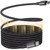 USB-C uz USB-C kabelis VISION TC 1MUSBCMAG/BL — 1 m, USB 3.2 Gen 2 (3.1 Gen 2), melns, niķelēti kontakti