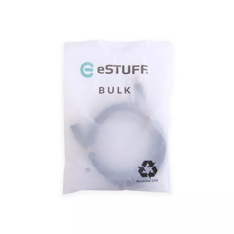 eSTUFF ES604280-BULK USB kabelis USB 2.0 2 m USB C Melns