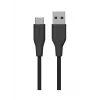 eSTUFF ES605280 USB kabelis USB 2.0 2 m USB C USB A Melns