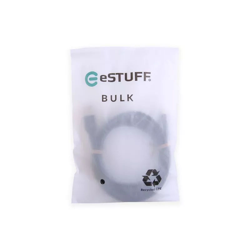eSTUFF ES605280-BULK USB kabelis USB 2.0 2 m USB C Melns