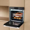 Iebūvējamā cepeškrāsns Dreame OZ60 Pro Combi — 81 L, 60 cm, melna, energoefektivitātes klase A++