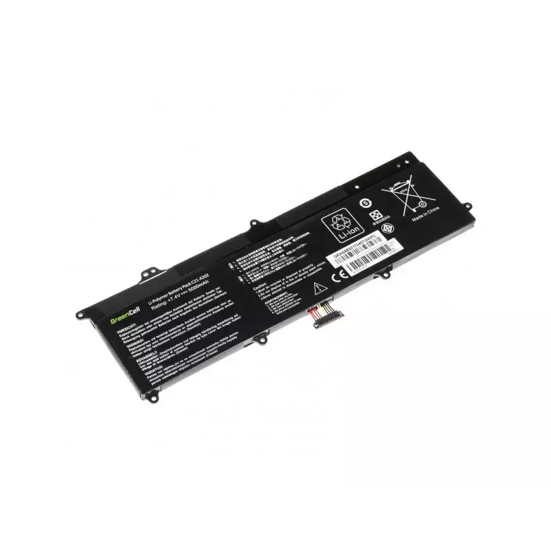 Baterija ASUS klēpjdatoriem Green Cell AS88 — saderīga ar X201E, F201E, VivoBook F202E, Q200E, S200E, X202E