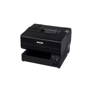 POS tintes printeris Epson TM-J7700 (C31CF70321PH) — 98 mm/s, 83 mm drukas platums, vadu Ethernet un USB, balts