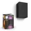 Āra sienas apgaismojums Philips Hue balta and colour ambience Resonate LED melns
