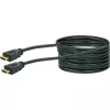 HDMI kabelis SCHWAIGER HDM100 013 — 10 m, HDMI Type A tēviņš–tēviņš, apzeltīti kontakti, melns