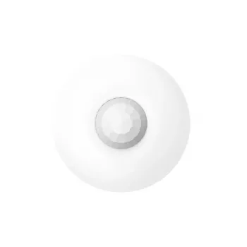 Hikvision DS-PDCL12-EG2-WE kustības detektors, pasīvais infrasarkanais (PIR) sensors, bezvadu, griestu montāža, balts