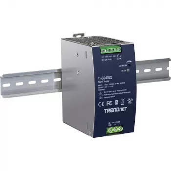 Barošanas bloks TRENDNET TI-S24052 tīkla komutatoram, 240 W, maiņstrāva 90–264 V, aizsardzība: OCP/OPP/OVP/OTP/īssavienojums, melns