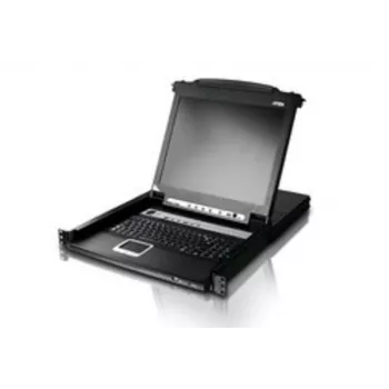ATEN CL5708N 8 portu 19 collu LCD KVM plaukta konsole