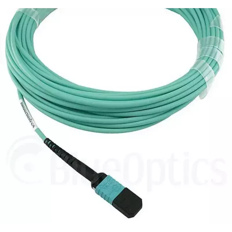 Optiskās šķiedras kabelis BlueOptics MTP-4LC-M10M 10 m OM3 MTP uz 4×LC pilnais duplekss