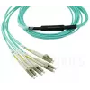 Optiskās šķiedras kabelis BlueOptics MTP-4LC-M10M 10 m OM3 MTP uz 4×LC pilnais duplekss