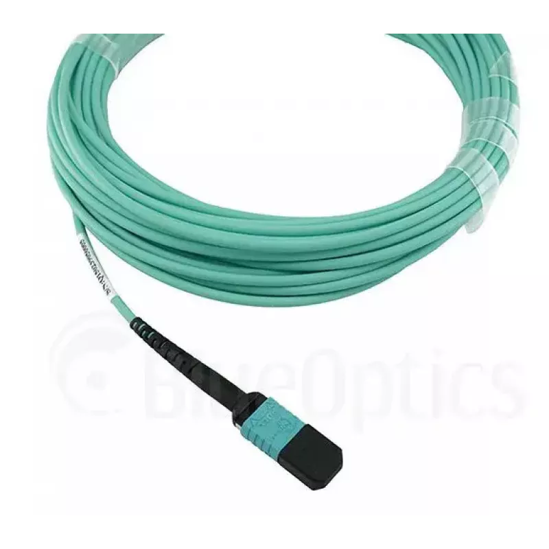 Optiskās šķiedras kabelis BlueOptics OCTCABLE10M-SR 10 m OM3 MPO uz 4×LC Aqua