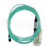 Optiskās šķiedras kabelis BlueOptics OCTCABLE10M-SR 10 m OM3 MPO uz 4×LC Aqua