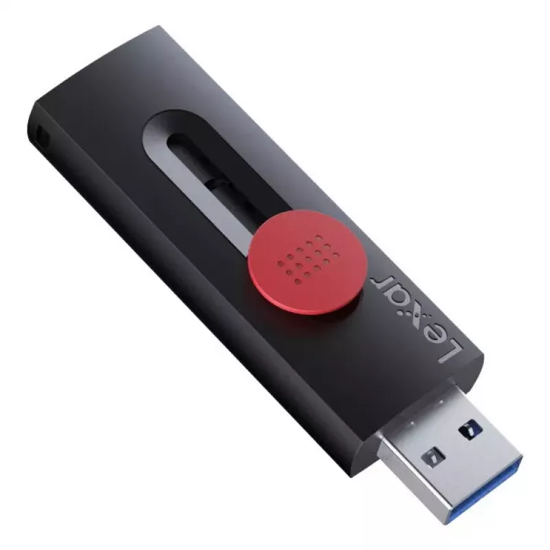 USB zibatmiņa Lexar JumpDrive D300 64GB, USB Type-A un Type-C, USB 3.2 Gen 1, melna