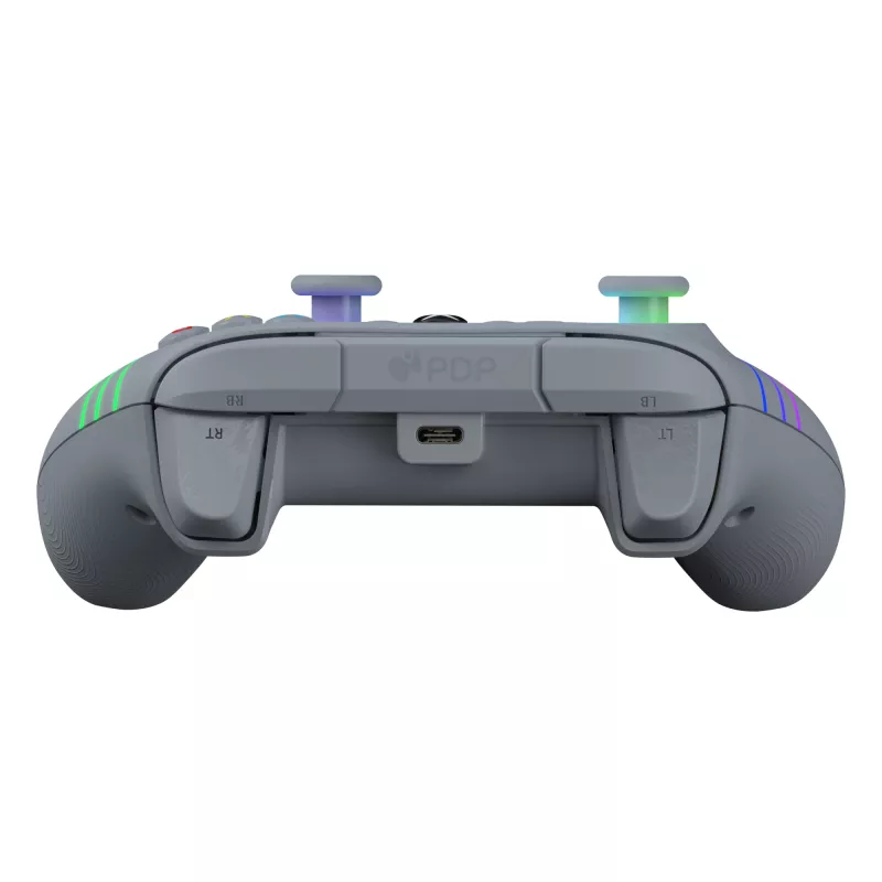PDP Afterglow Wave pelēka USB Gamepad analogais/digitālais dators, Xbox One, Xbox Series S, Xbox Series X