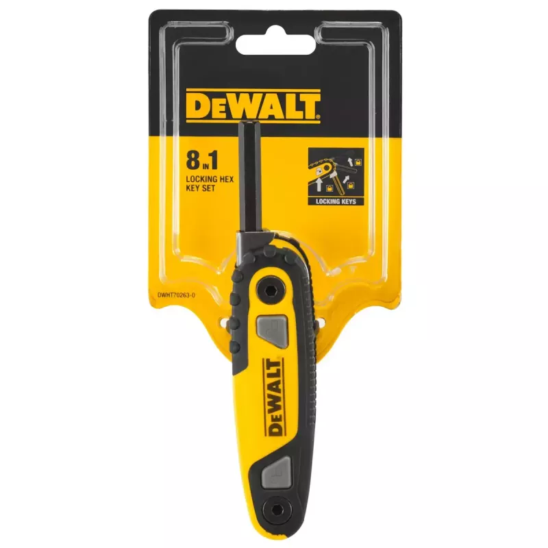 DeWalt DWHT0-70263 Sešstūru uzgriežņu atslēgu kabatas komplekts, 8 gab.