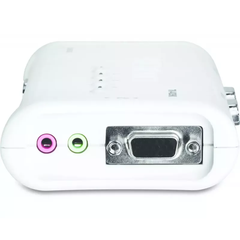 KVM slēdzis Trendnet TK-409K USB VGA 2048x1536 1.6 m vadu zils