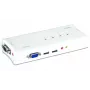KVM slēdzis Trendnet TK-409K USB VGA 2048x1536 1.6 m vadu zils