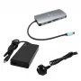 i-tec Metal USB-C Nano Dock HDMI/VGA ar LAN + Universal Charger 77 W