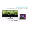 i-tec Metal USB-C Nano Dock HDMI/VGA ar LAN + Universal Charger 77 W