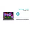 i-tec Metal USB-C Nano Dock HDMI/VGA ar LAN + Universal Charger 77 W