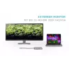 i-tec Metal USB-C Nano Dock HDMI/VGA ar LAN + Universal Charger 77 W