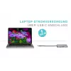 i-tec Metal USB-C Nano Dock HDMI/VGA ar LAN + Universal Charger 77 W