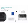 i-tec Metal USB-C Nano Dock HDMI/VGA ar LAN + Universal Charger 77 W