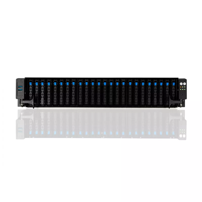 ASUS RS720-E11-RS24U Intel C741 Rack (2U) Melns, Silver