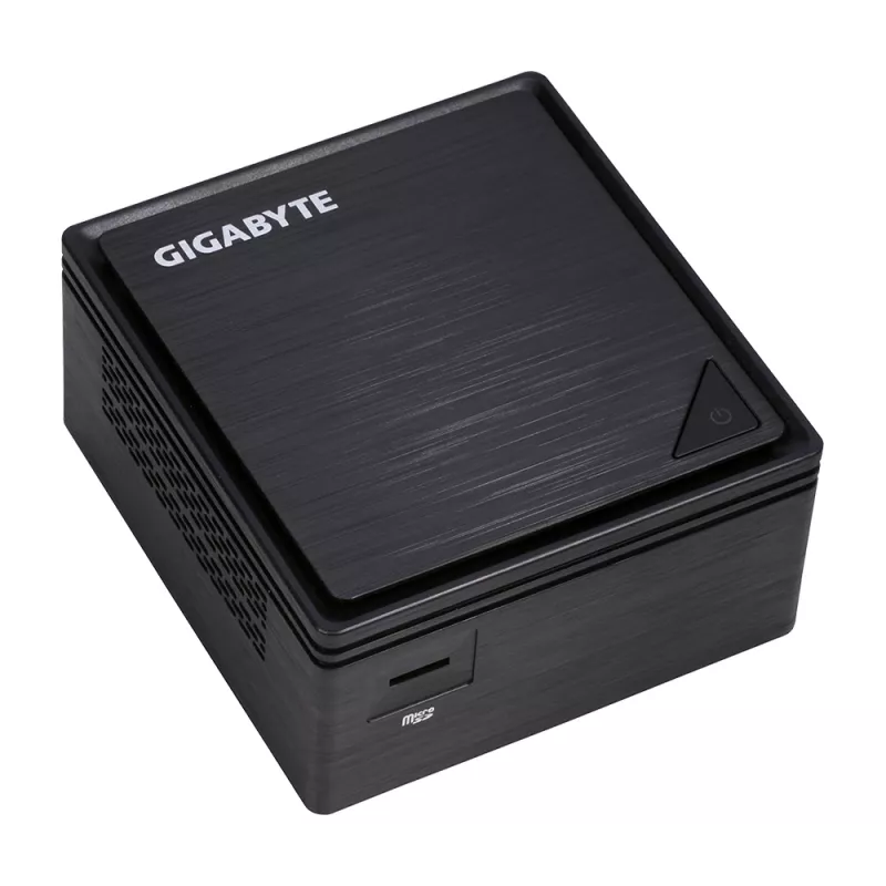 GIGABYTE GB-BPCE-3455 datora/darbstacijas barebone 0,69 l izmēra dators melns J3455 BGA 1296 1,5 GHz
