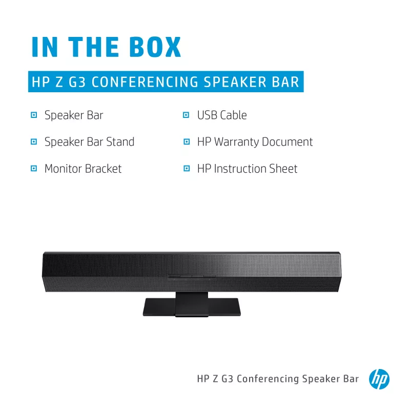 Z G3 soundbar konferenču sistēma, melna