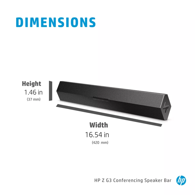 Z G3 soundbar konferenču sistēma, melna