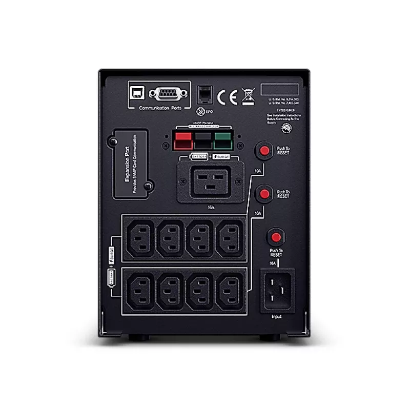 CyberPower PR2200ELCDSXL nepārtrauktās barošanas bloks (UPS) Line-Interactive 2,2 kVA 1980 W 9 maiņstrāvas kontaktligzdas