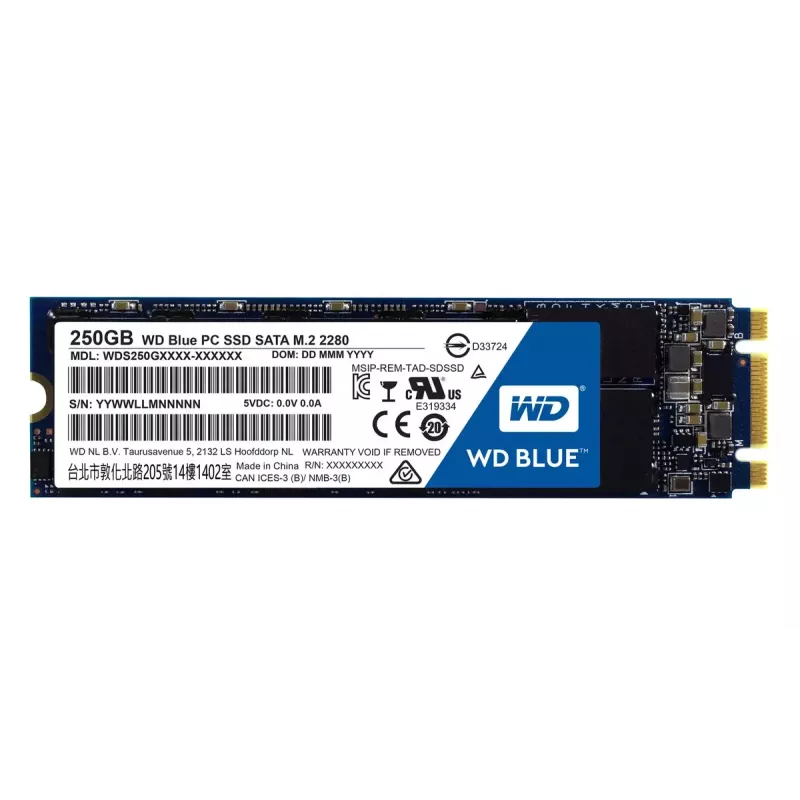 SSD disk Western Digital 250GB 2.5 inch SATA3 WDS250G1B0B