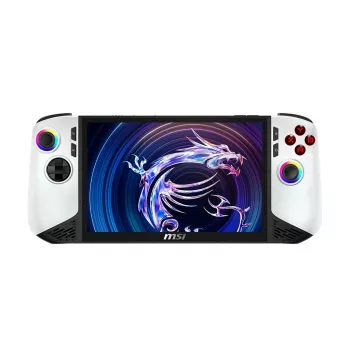 MSI Claw 8 AI+ A2VM-091 pārnēsājamā spēļu konsole 20,3 cm (8 collu) 2 TB skārienjutīgs ekrāns Wi-Fi melna, balta