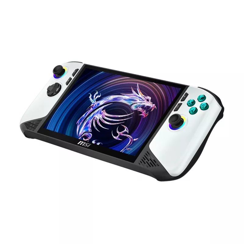 MSI Claw 8 AI+ A2VM-091 pārnēsājamā spēļu konsole 20,3 cm (8 collu) 2 TB skārienjutīgs ekrāns Wi-Fi melna, balta