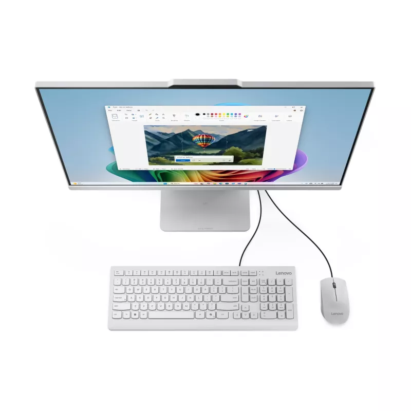 Lenovo IdeaCentre AIO 27AKP10 AMD Ryzen™ 7 250 68,6 cm (27 collu) 1920 x 1080 pikseļi Viss vienā dators 32 GB DDR5-SDRAM 1 TB SSD Windows 11 Home Wi-Fi 6 (802.11ax) Pelēks