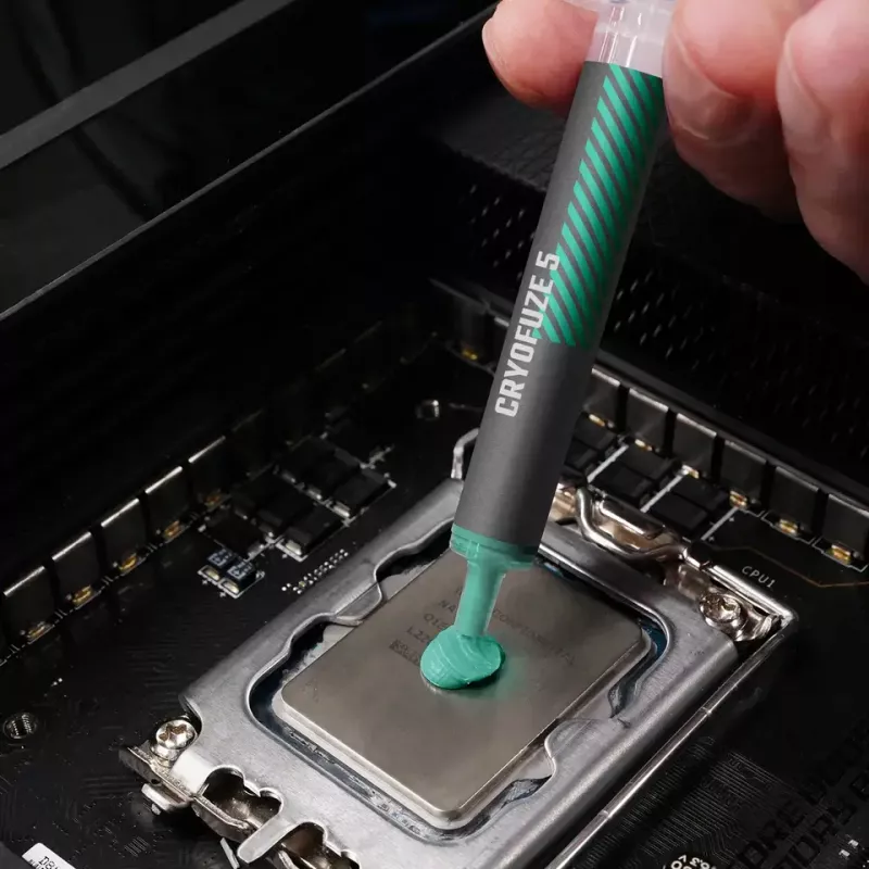 Termopasta Cooler Master Cryofuze 5 — dzeltena, maks. darba temperatūra 240°C, 1 gab.