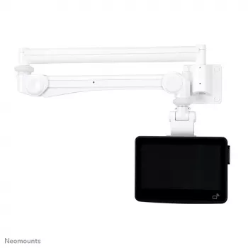 Neomounts medicīniskais sienas stiprinājums FPMA-HAW300 10–24 collu ekrāniem, 3 kg ietilpība, VESA 100x100, balts