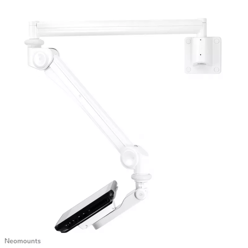Neomounts medicīniskais sienas stiprinājums FPMA-HAW300 10–24 collu ekrāniem, 3 kg ietilpība, VESA 100x100, balts