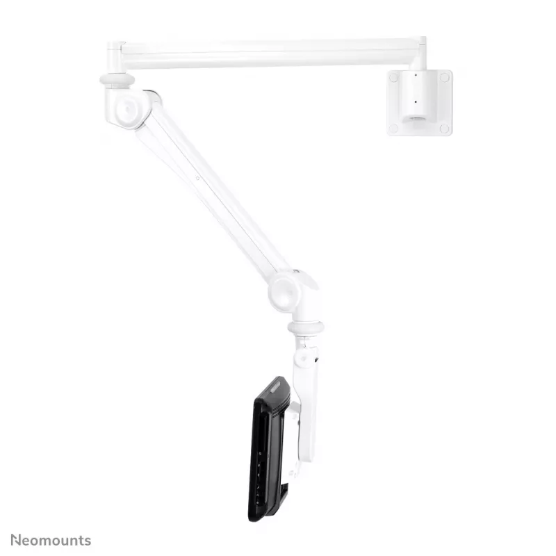Neomounts medicīniskais sienas stiprinājums FPMA-HAW300 10–24 collu ekrāniem, 3 kg ietilpība, VESA 100x100, balts