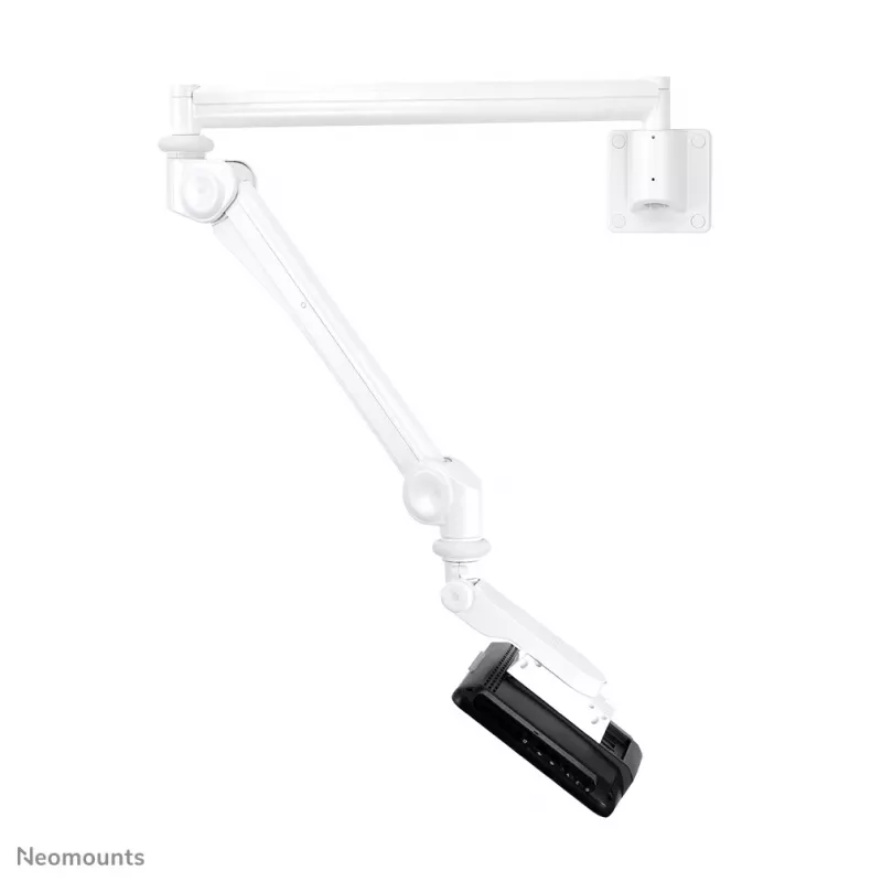 Neomounts medicīniskais sienas stiprinājums FPMA-HAW300 10–24 collu ekrāniem, 3 kg ietilpība, VESA 100x100, balts
