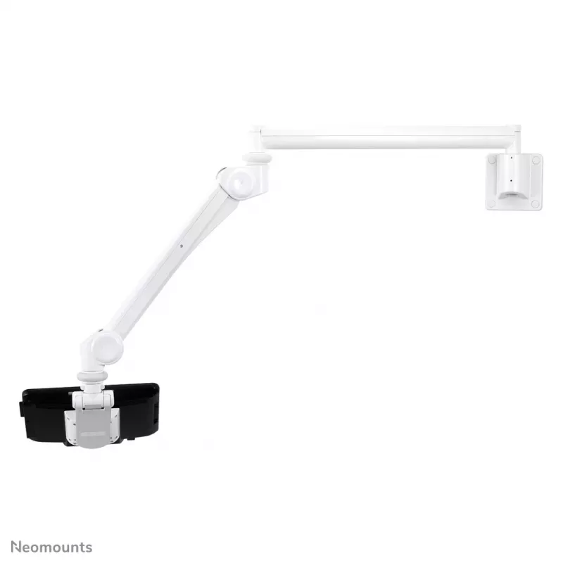 Neomounts medicīniskais sienas stiprinājums FPMA-HAW300 10–24 collu ekrāniem, 3 kg ietilpība, VESA 100x100, balts